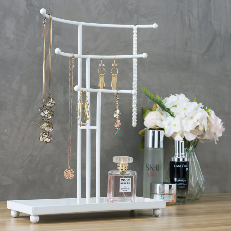 Metal jewelry sale display stands